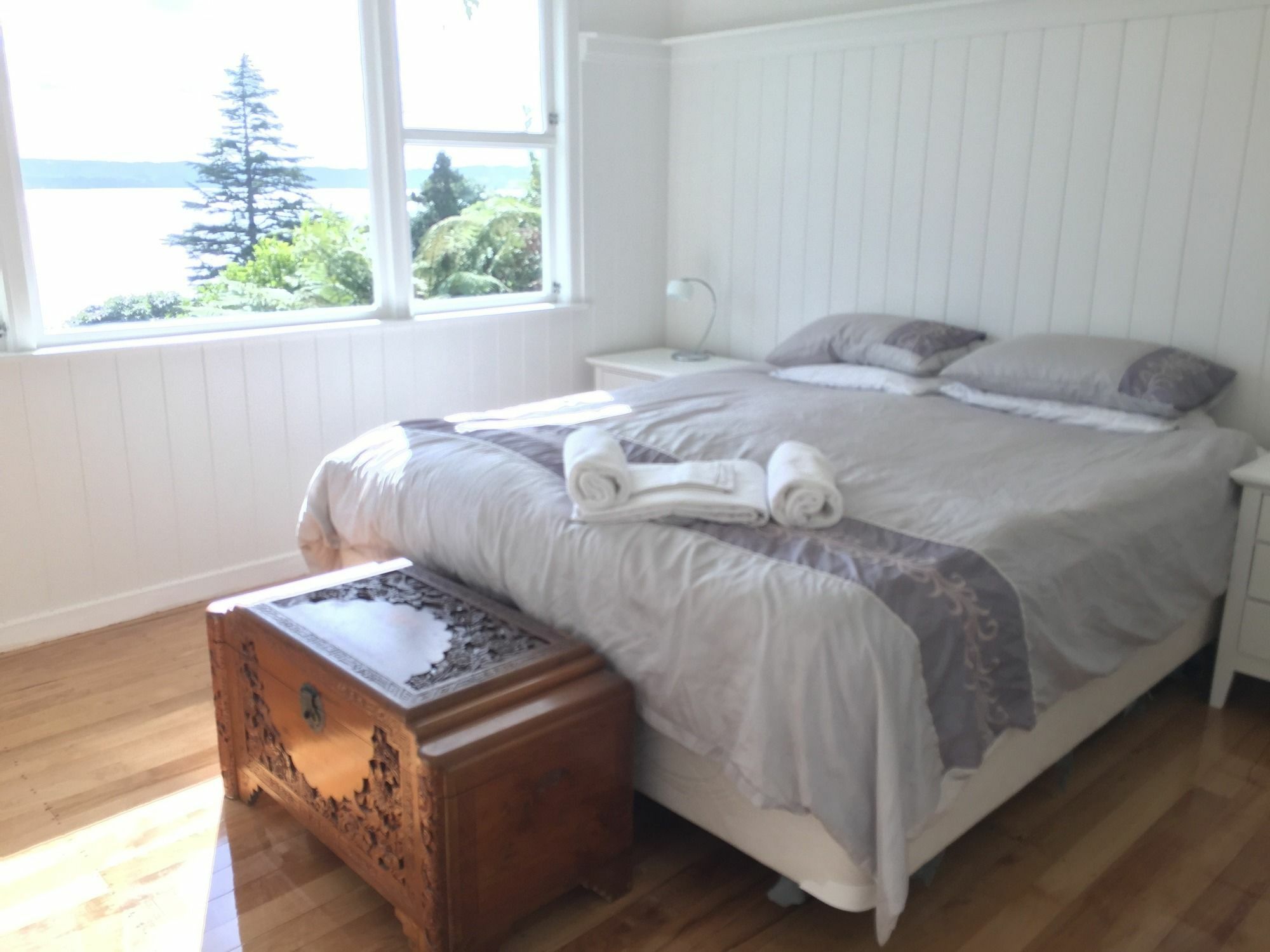 Lakeview Holiday Home Rotorua Bagian luar foto